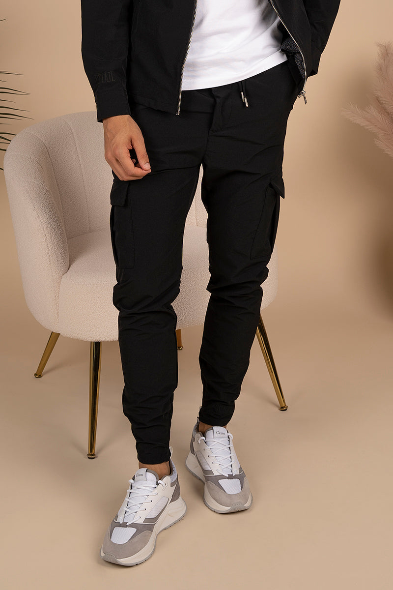 Pantalones Premium Cargo - Negro