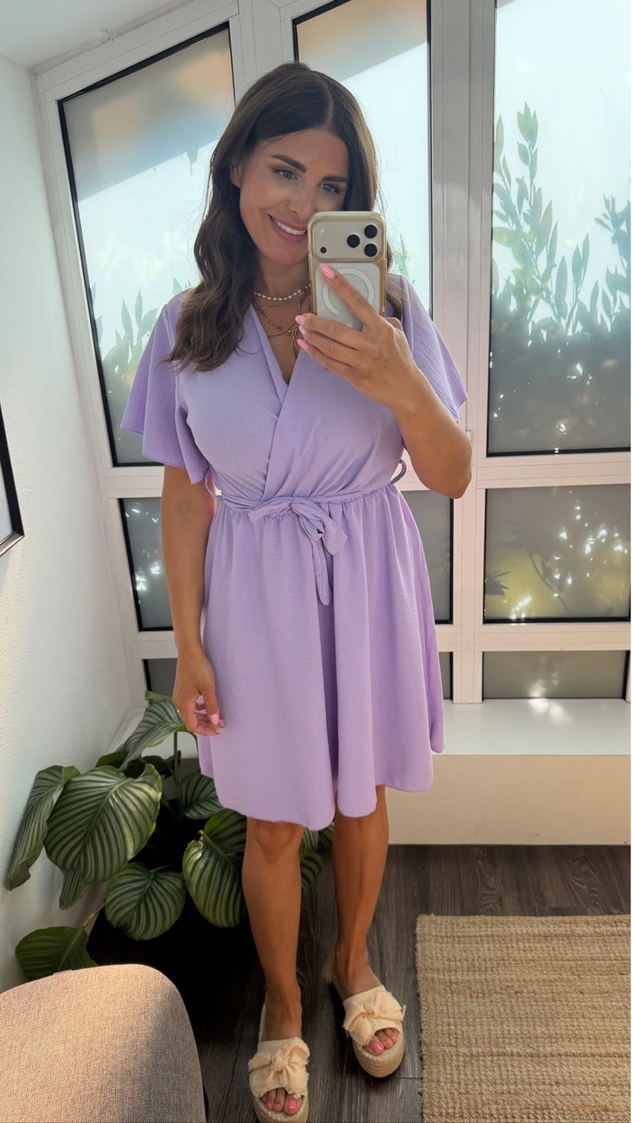 Midi Kleid „Flieder“