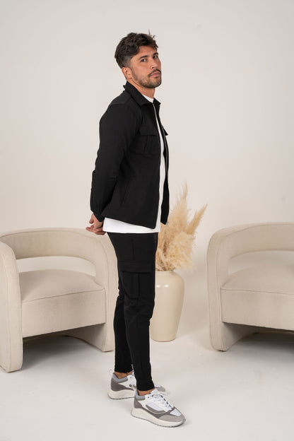Chaqueta Premium Cargo - Negra