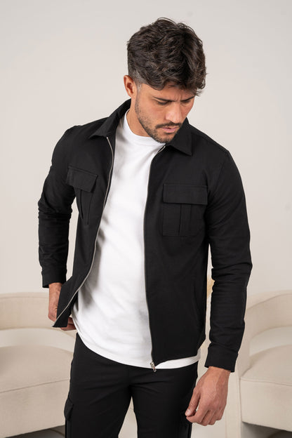 Chaqueta Premium Cargo - Negra