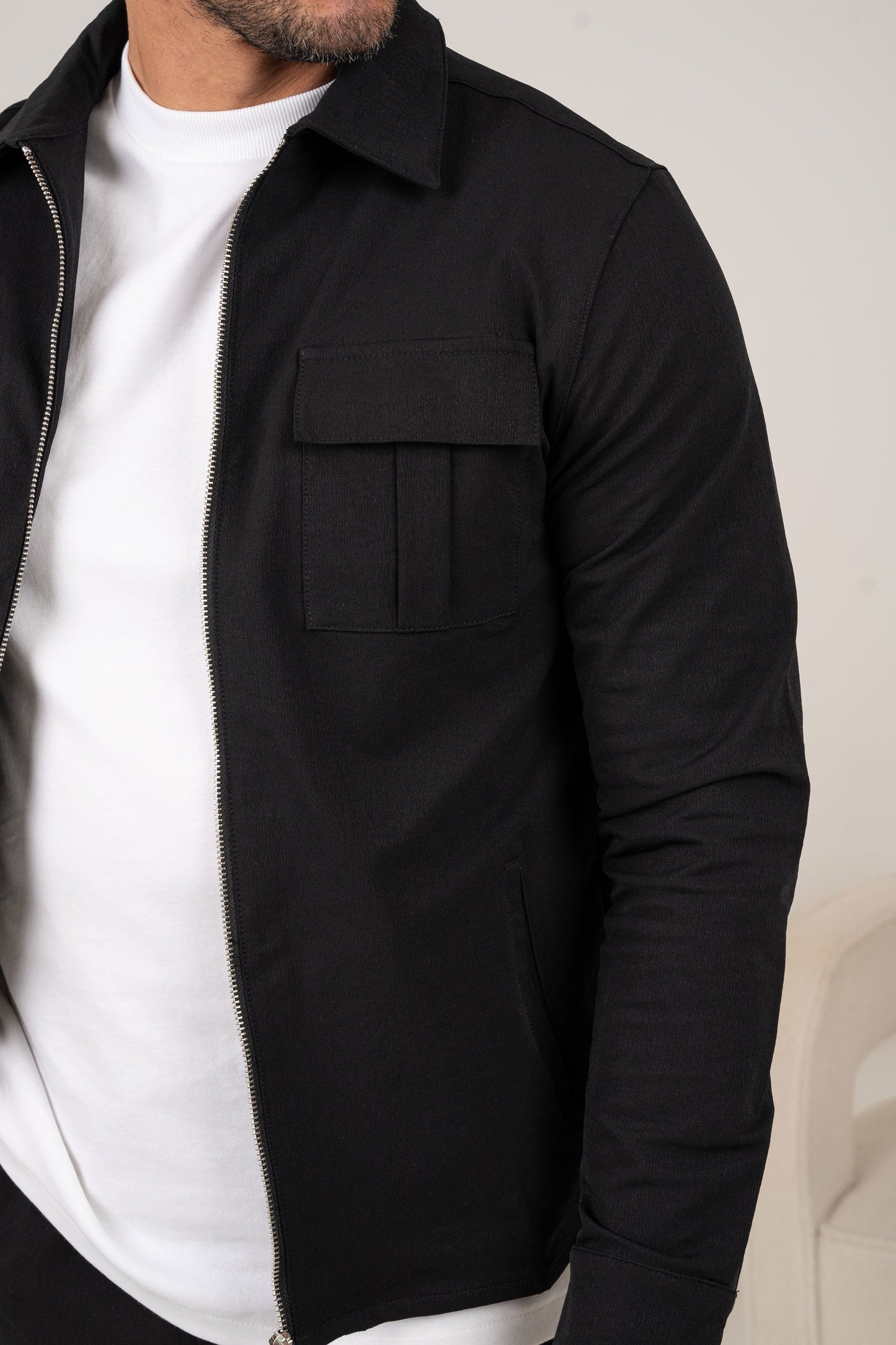 Chaqueta Premium Cargo - Negra