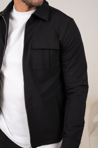 Chaqueta Premium Cargo - Negra