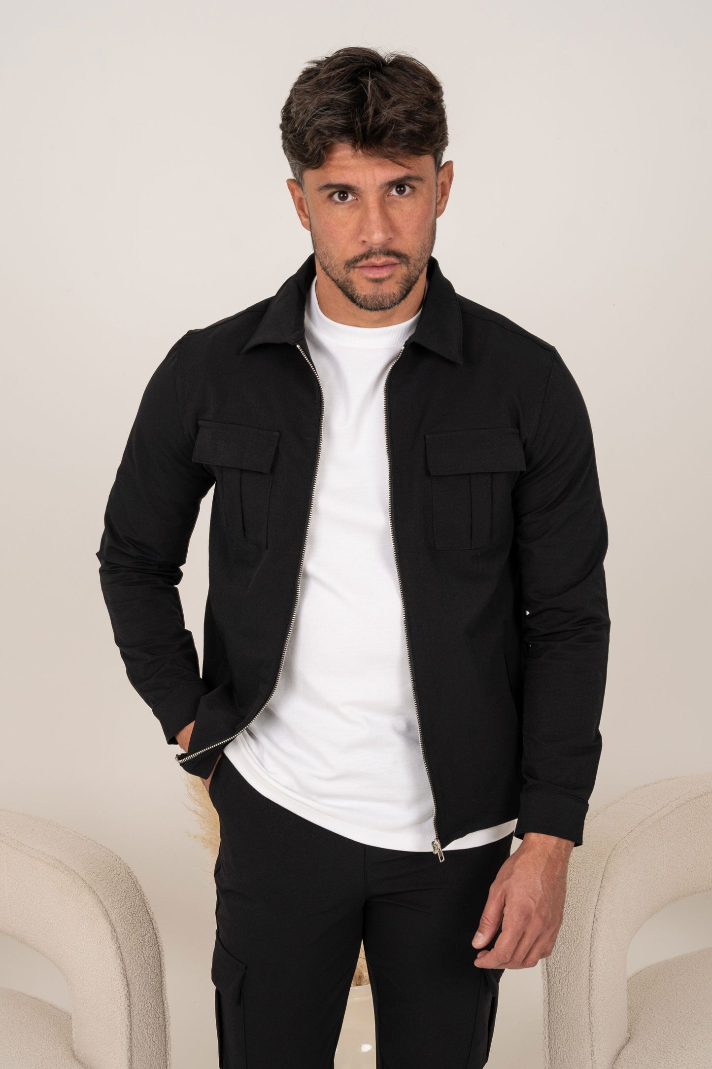 Chaqueta Premium Cargo - Negra