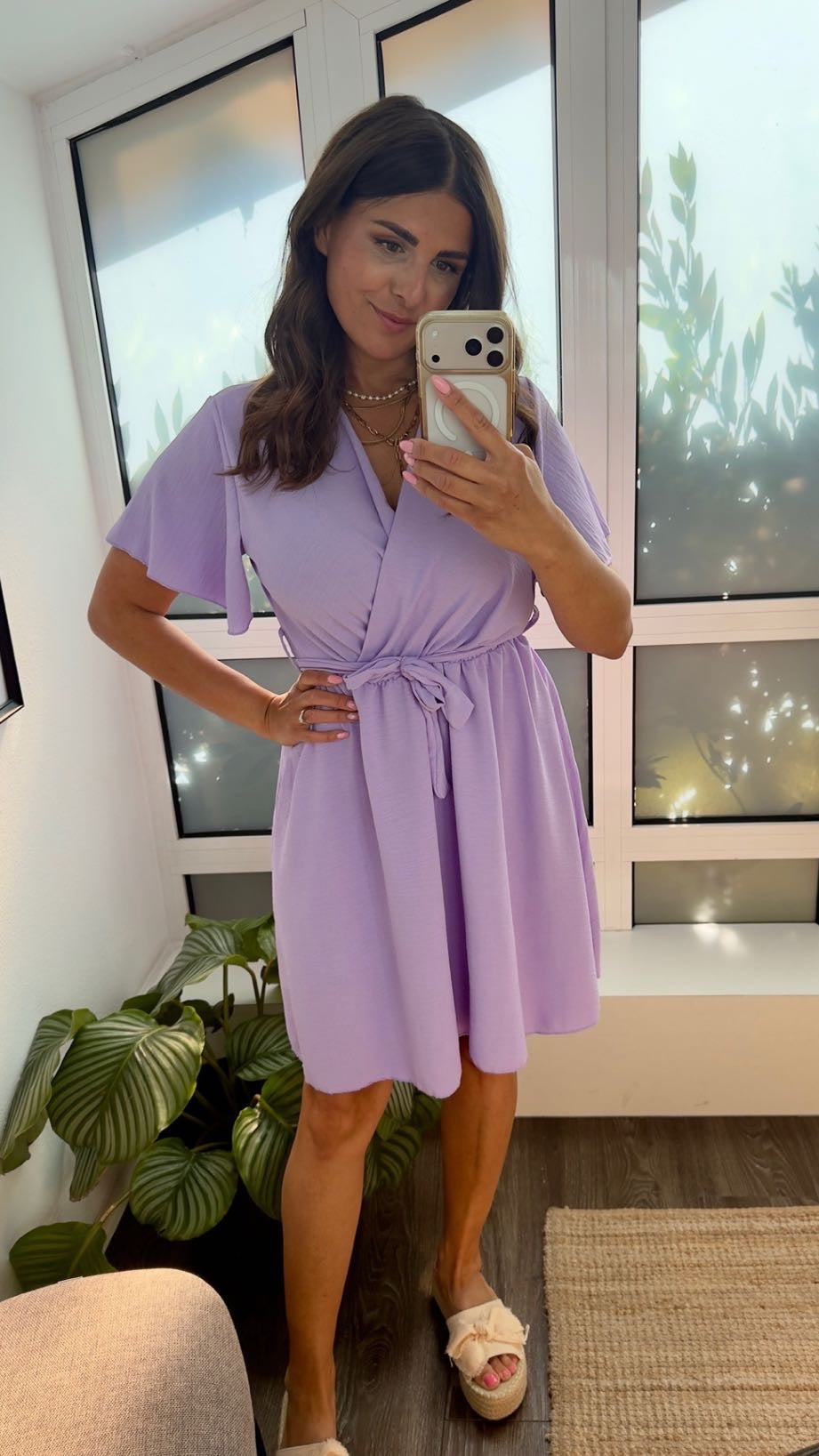 Midi Kleid „Flieder“