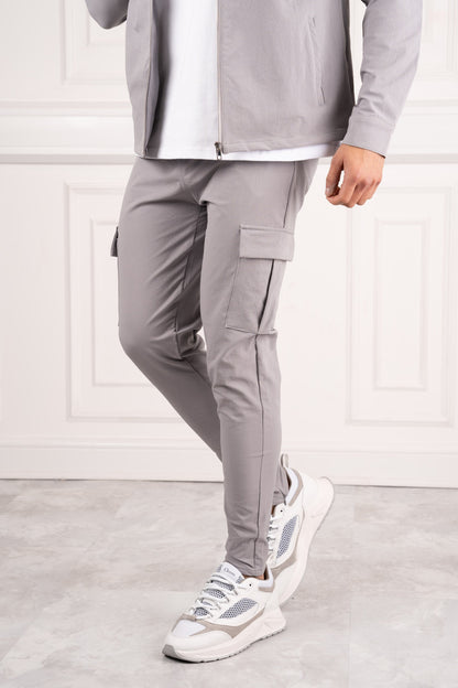 Pantalones utilitarios Premium Cargo - Gris claro
