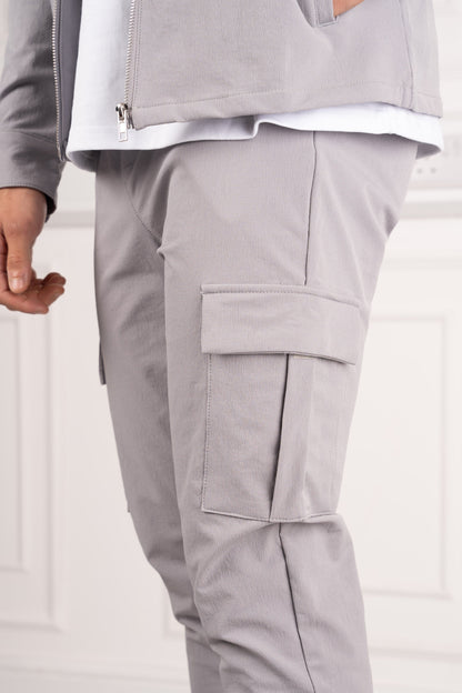 Pantalones utilitarios Premium Cargo - Gris claro
