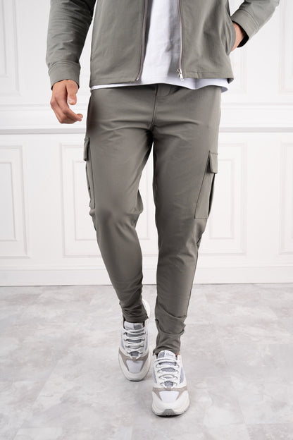 Chaqueta utilitaria Premium Cargo - Gris topo
