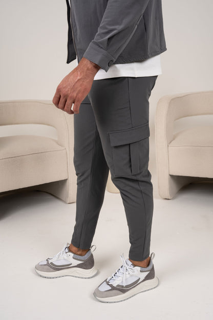 Pantalones utilitarios Premium Cargo - Gris carbón