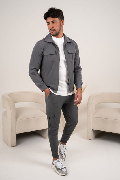 Pantalones utilitarios Premium Cargo - Gris carbón